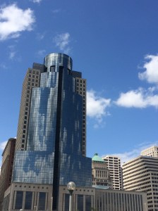 Cloud reflections in Cincinnati