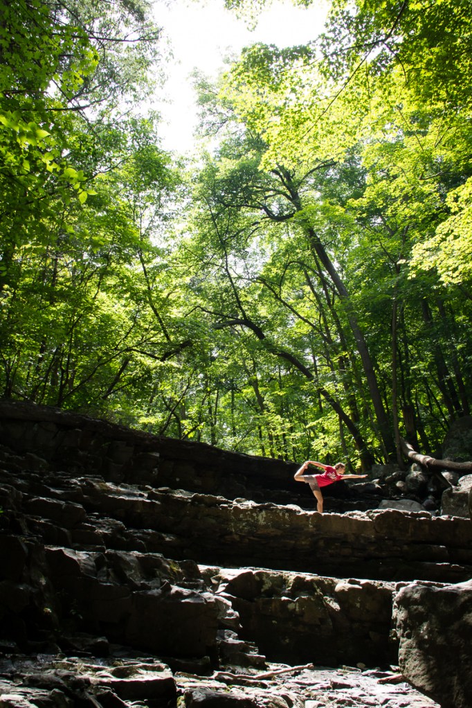 Yoga at Ringing Rocks
