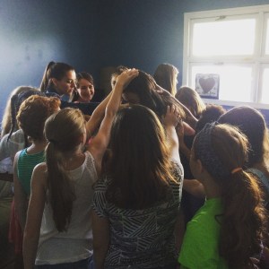 Praying over Arianna