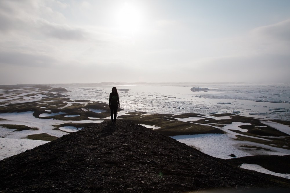Yoga in Iceland (Glacier Lagoon)