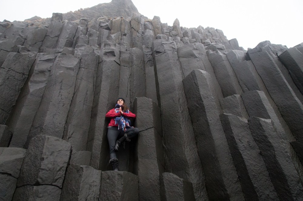 Yoga in Iceland (Black Sand Beach)