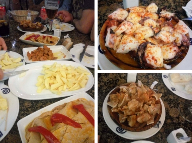 Tapas in Galicia, Spain